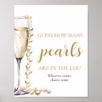 Pearls and Prosecco Guess How Many Pearls Game