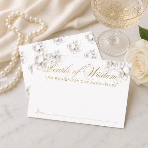 Pearls and Prosecco Pearls of Wisdom Advice Cards