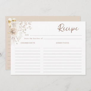 Pearls and Prosecco Recipe Card