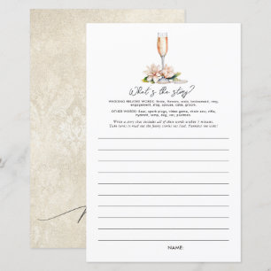 Pearls and Prosecco What’s the Story? Bridal Game