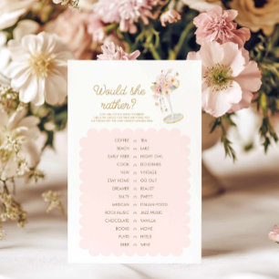 Pearls and Prosecco Would she Rather Shower Game