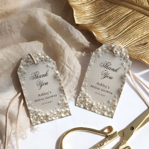 Pearls Bridal Shower Gift Tags