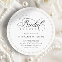 Pearls Bridal Shower Round
