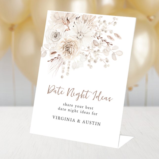 Pearls Date Night Pedestal Sign (Pearls Date Night Pedestal Sign
)