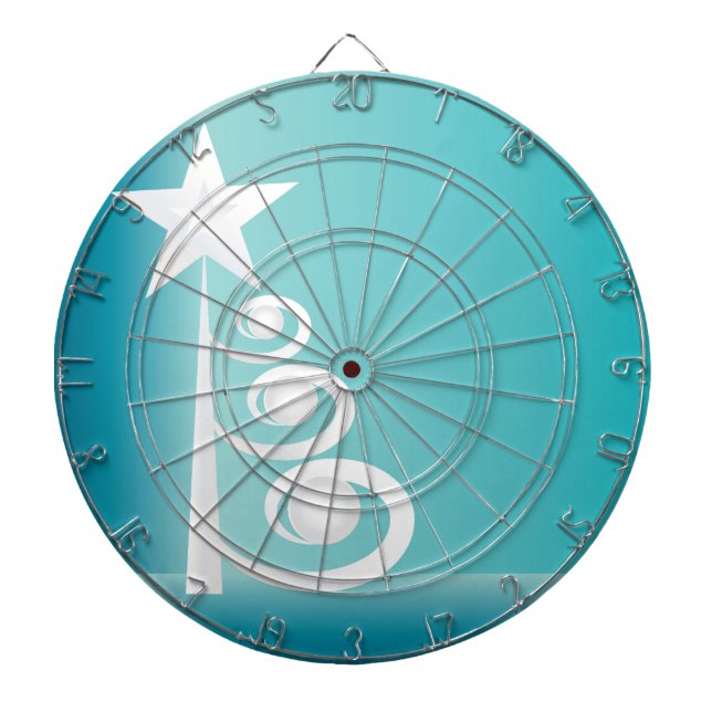 Pearls for Christmas Dartboard (Front)