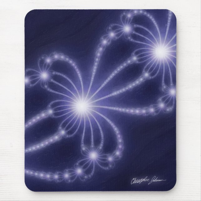 Pearls from the Deep 1 - Fractal Art Mouse Mat (Front)