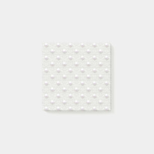 Pearls & Lace Post-it Notes