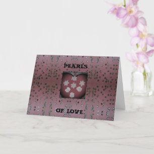 Pearls Of Love Card