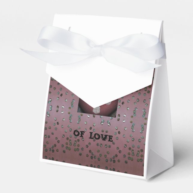 Pearls Of Love Favour Box (Front Side)