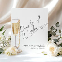 Pearls of Wisdom Advice and wishes for couple