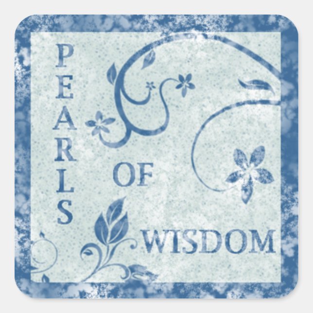 PEARLS OF WISDOM Stickers (Front)