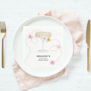 Pearls, Petals & Prosecco   Pearls & Petals Bridal Napkin