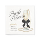 Pearls & Prosecco Black Bow Bridal Shower
