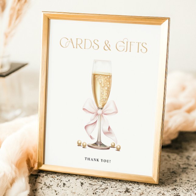 Pearls & Prosecco Bridal Shower Favours Sign (Creator Uploaded)