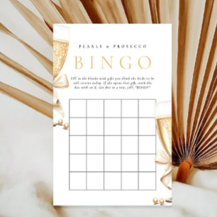 Pearls & Prosecco Bridal Shower Gift Bingo Game