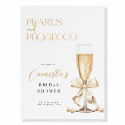 Pearls & Prosecco Bridal Shower Welcome Sign
