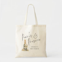 Pearls Prosecco Maid of Honour Name Hen Party