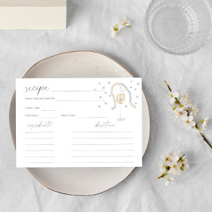 Pearls & Prosecco - recipe card