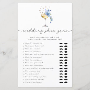Pearls & Prosecco Wedding Shoe Bridal Shower Game