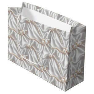 Pearls & Satin Large Gift Bag