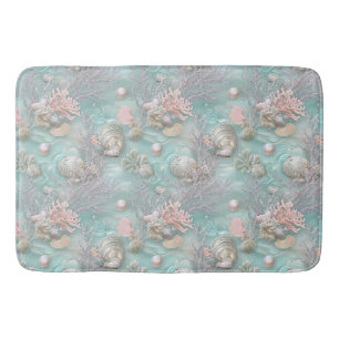 Pearls Under The Sea Bath Mat