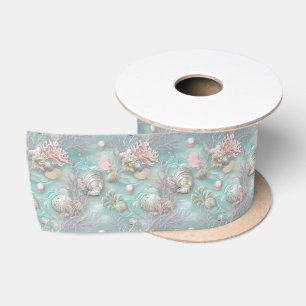 Pearls Under The Sea Satin Ribbon