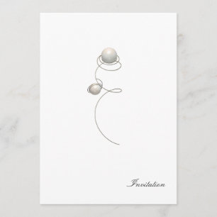 Pearls & Wire   - CP Invitation