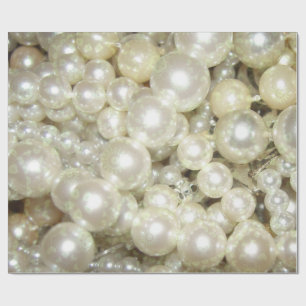 Pearls With Design Wrapping Paper