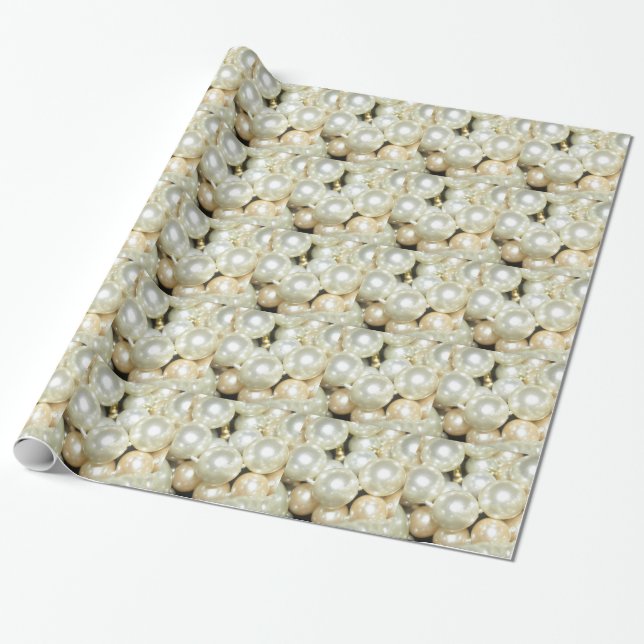 Pearls Wrapping Paper (Unrolled)