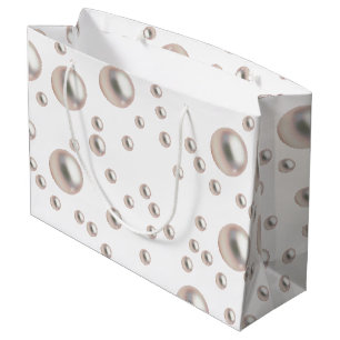 Pearlsa and Prosecco  Bridal Shower Large Gift Bag