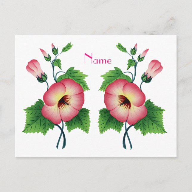 Pearly Pink Flowers Thunder_Cove  Postcard (Front)