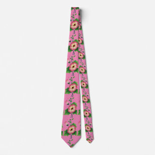 Pearly Pink Flowers Thunder_Cove  Tie