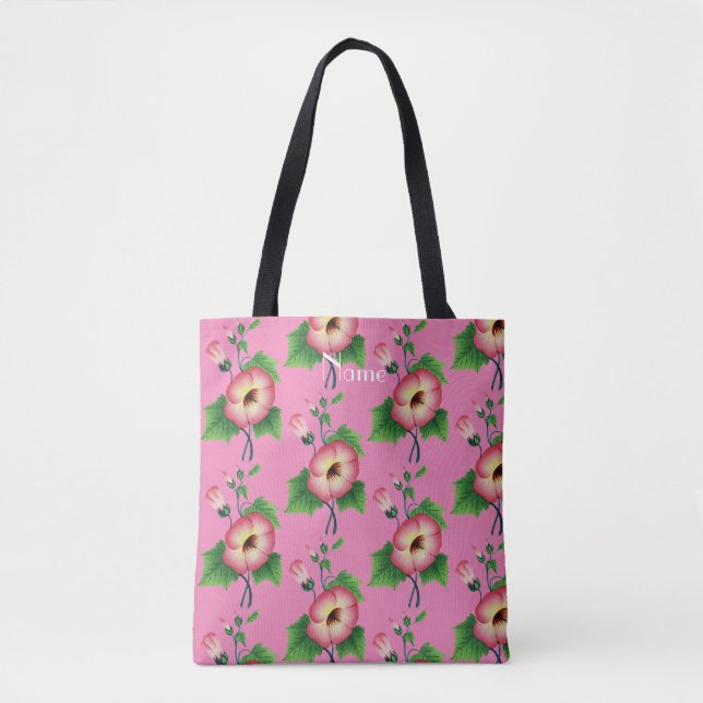 Pearly Pink Flowers Thunder_Cove Tote Bag (Front)