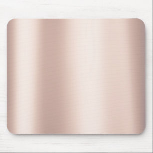Pearly Pink Rose Ballet Blush Gold Metallic Mouse Mat