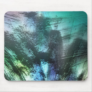 Pearly rock texture in blue cyan to silvery grey t mouse mat