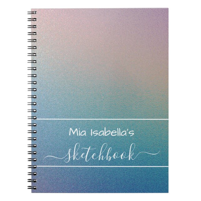 Pearly Shimmer Notebook (Front)