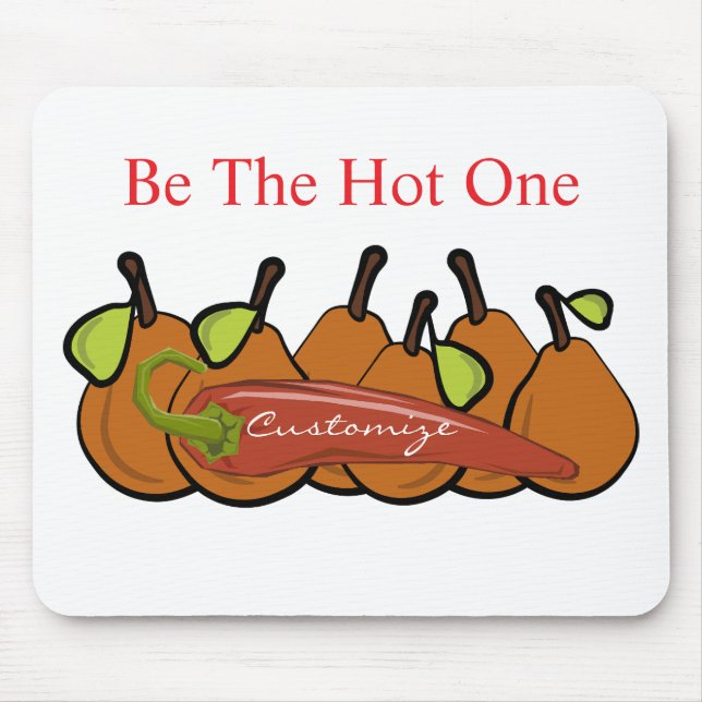 Pears and Hot Chilli Thunder_Cove Mouse Mat (Front)