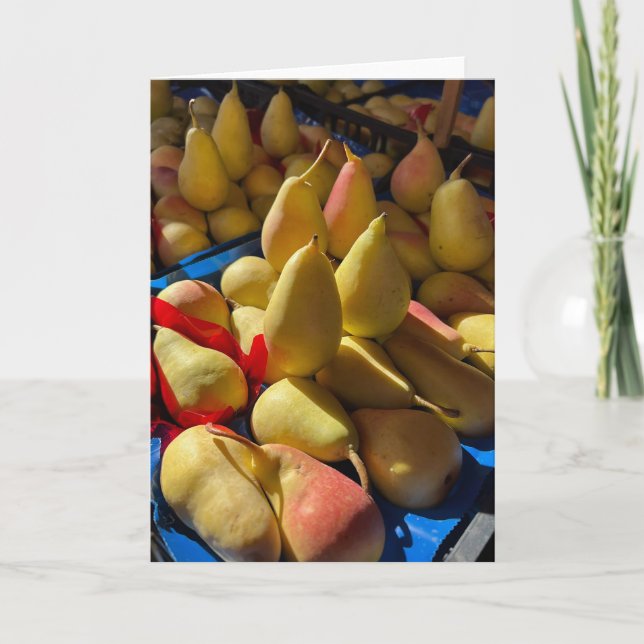 Pears Blank Note Card (Front)