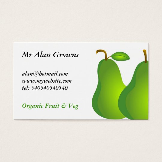 Pears Business Card