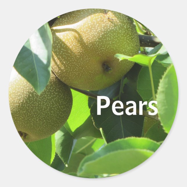 Pears Classic Round Sticker (Front)