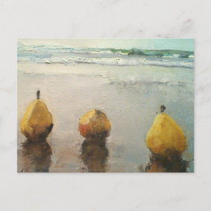 Pears Day Out At The Beach PostCard