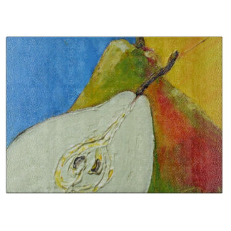 Pears Glass Cutting Board