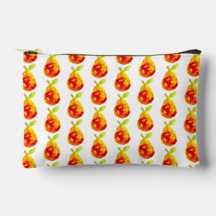 Pears Illustration Watercolor Painting Accessory Pouch