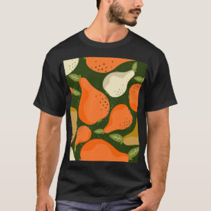Pears, leaves: colourful vintage wallpaper. T-Shirt