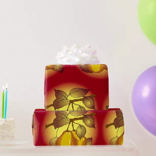 Pears On A Tree Wrapping Paper