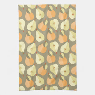 Pears on Parade Tea Towel