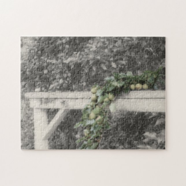 Pears On Tree In Black And White Nature Jigsaw Puzzle (Horizontal)