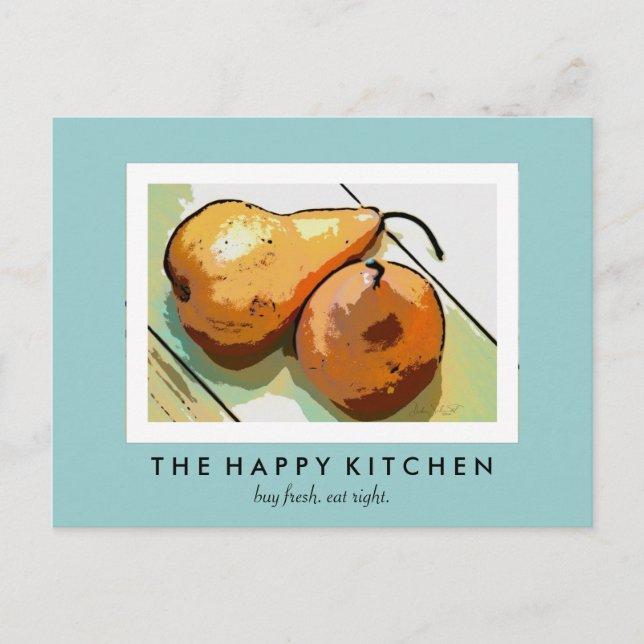 Pears Pair Postcard (Front)