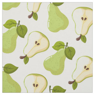 Pears pattern fabric