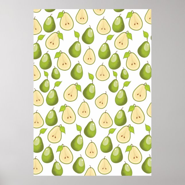 Pears Pattern Poster (Front)